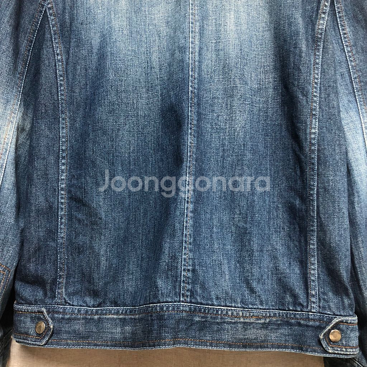 GUESS 빈티지 스탠카라 데님 라이더 자켓 (100)--9