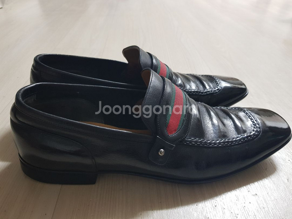 구찌 웹 디테일 드라이빙로퍼,구두--0