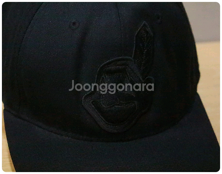 [M-XL] MLB 클리브랜드 인디언스 자수 로고 볼캡--5