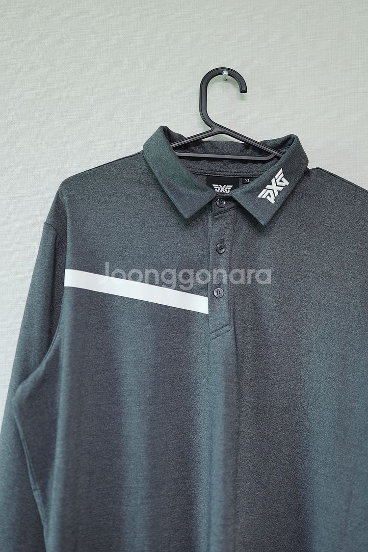 골프웨어 PXG 남성 기능성 긴팔 폴로셔츠 (XL)--0