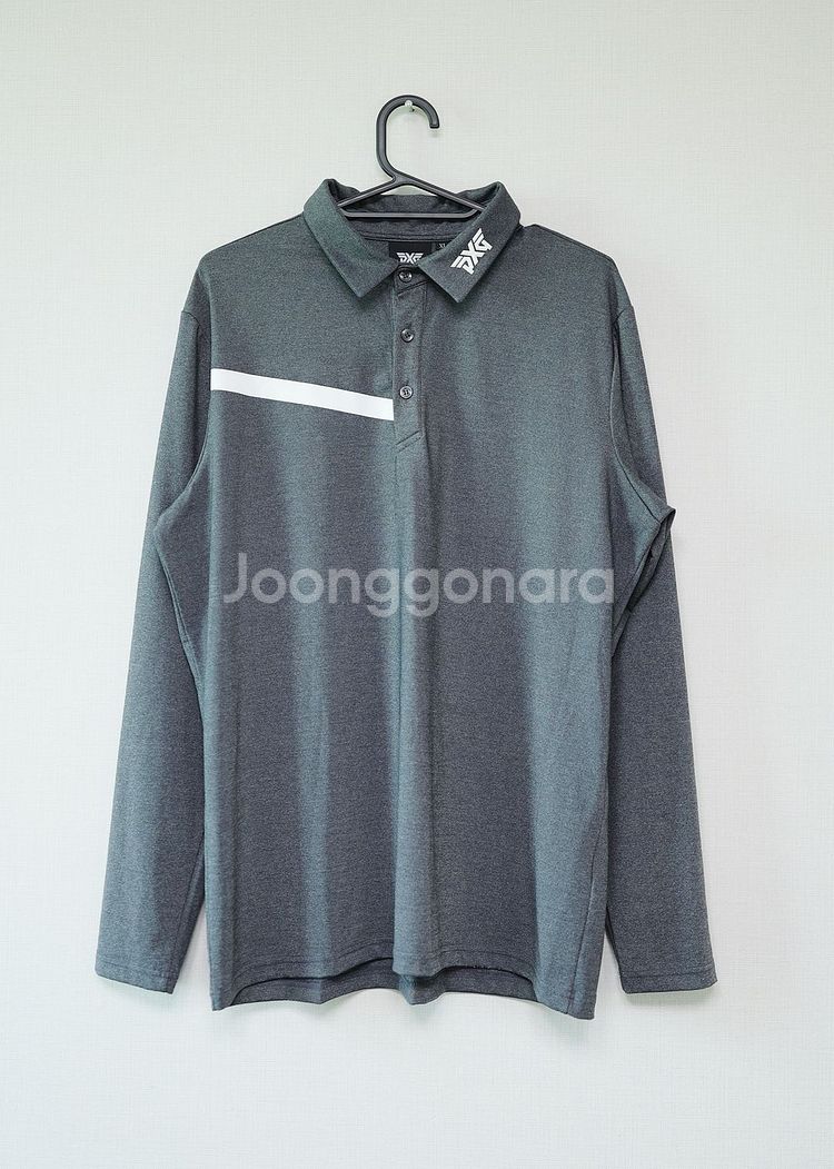 골프웨어 PXG 남성 기능성 긴팔 폴로셔츠 (XL)--1