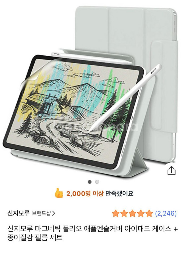 아이패드 프로 11 m2 256GB 스페이스그레이 풀박--6
