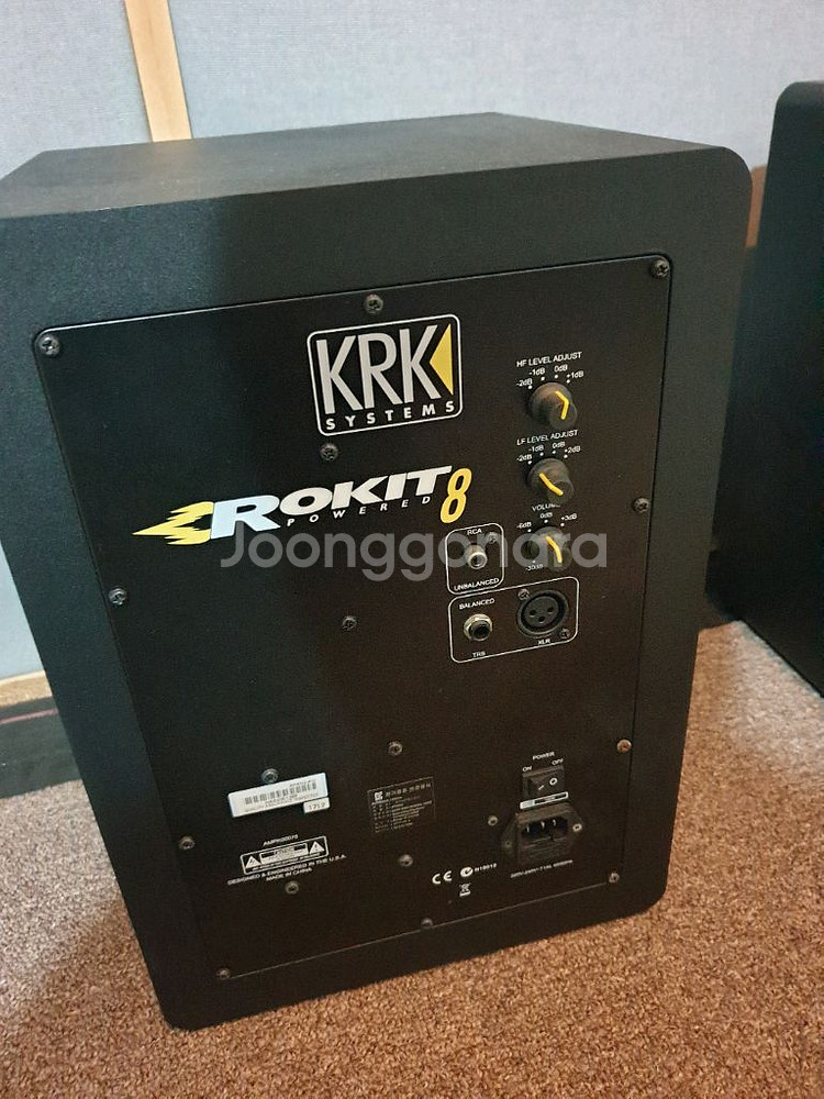krk rokit 8 모니터링 스피커--1