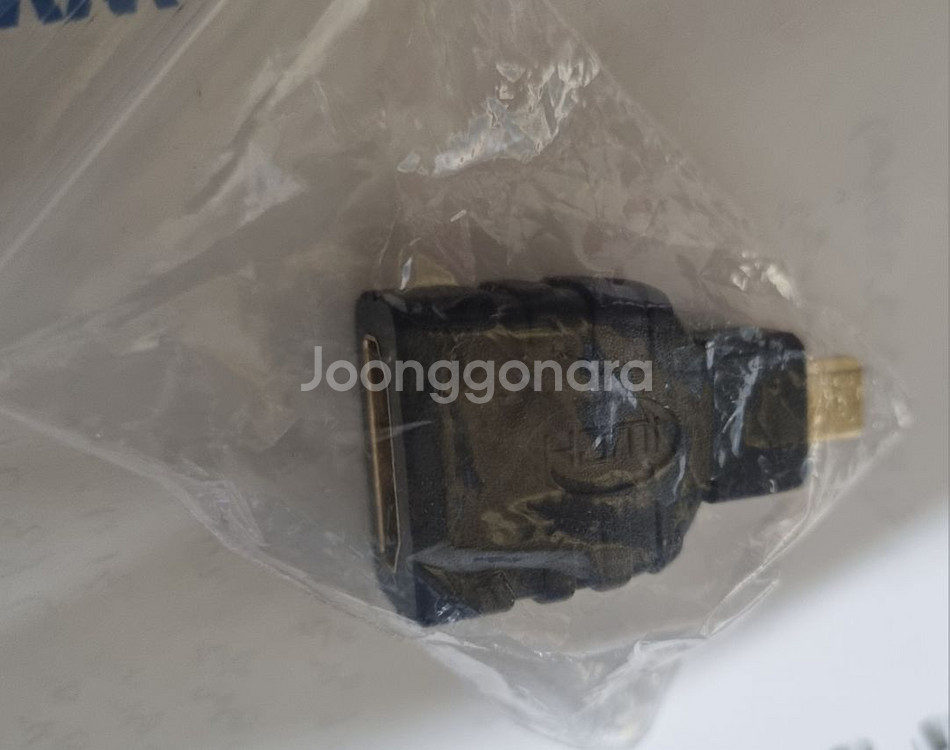 마이크로HDMI(M)-HDMI(F) 변환젠더(새 제품)--1