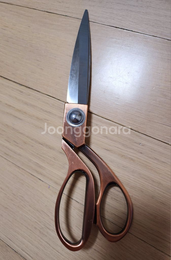 20.5cm 로즈골드 가위~ 새제품--0