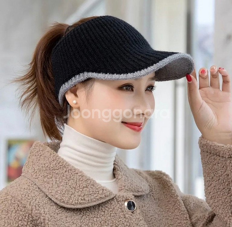 여성모자--1
