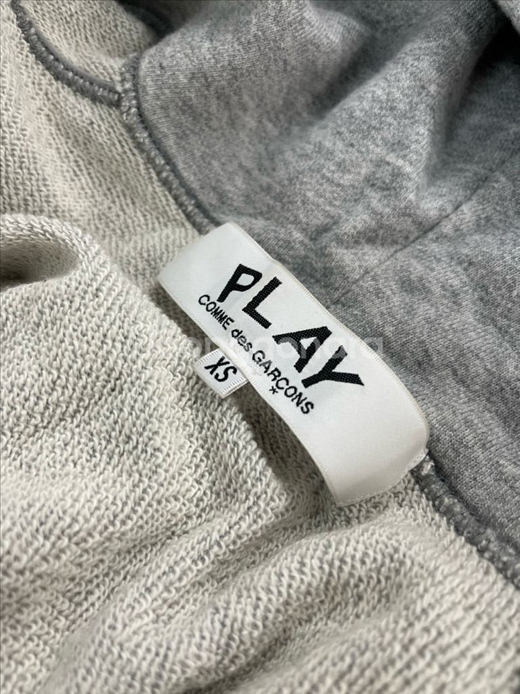 꼼데가르송 그레이후드집업 xs--1