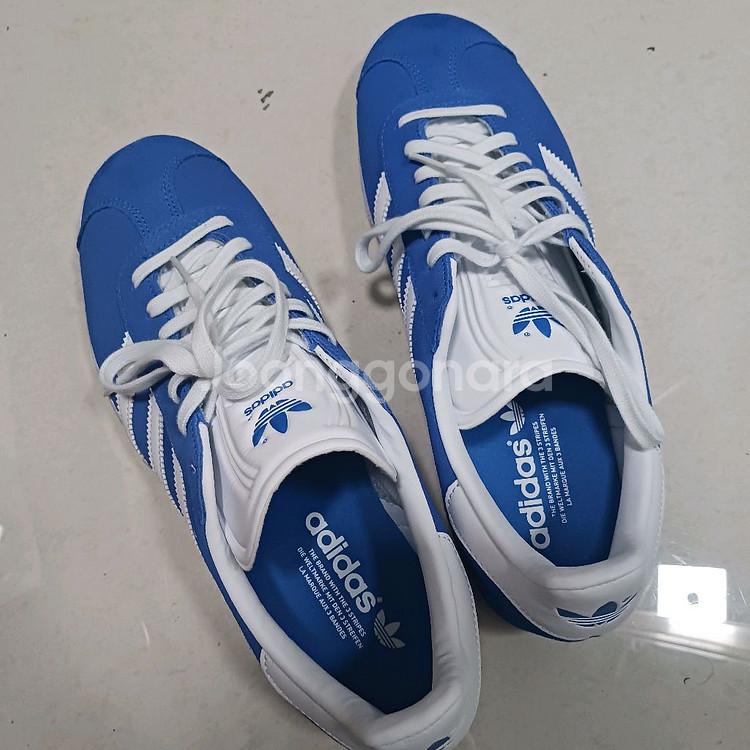아디다스 가젤 블루 파랑 280 사이즈--5