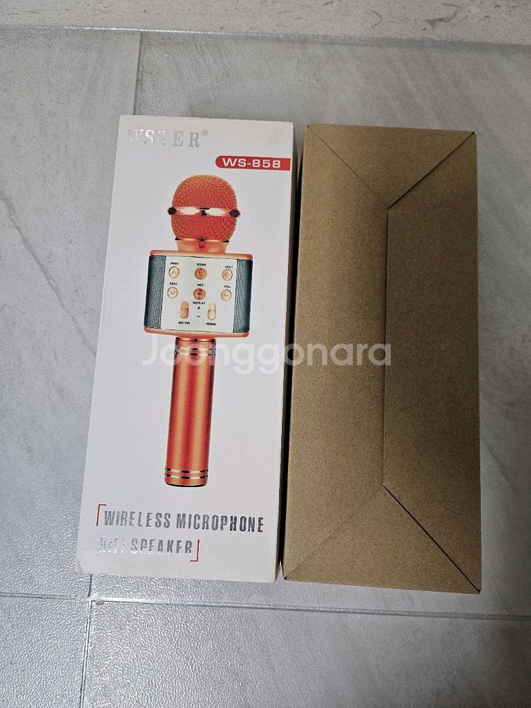 블루투스 무선 마이크(미개봉/새상품)(색상은 검은색?보--4