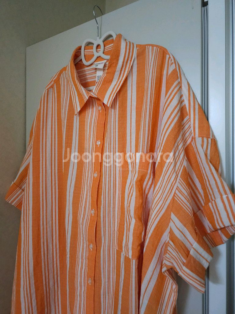 새상품)H&M Lemlem 셔츠형자켓 원피스 2XL--1
