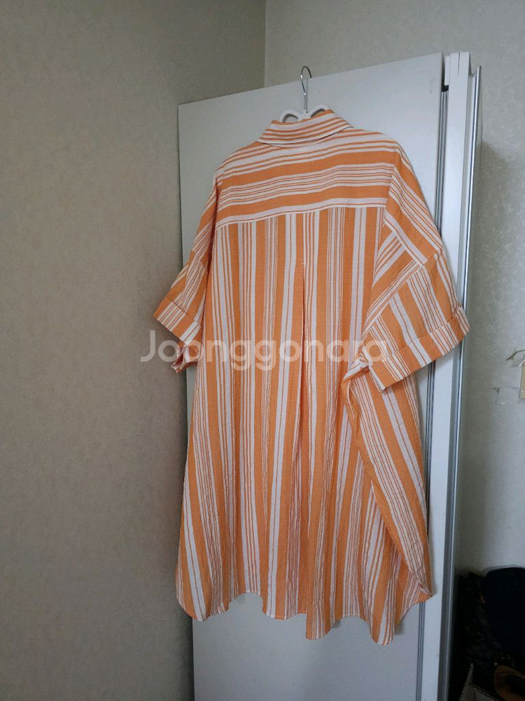 새상품)H&M Lemlem 셔츠형자켓 원피스 2XL--4