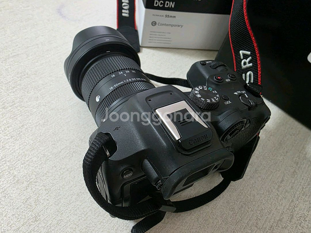 캐논 EOS R7+시그마 18-50 2.8+틸타케이지--1