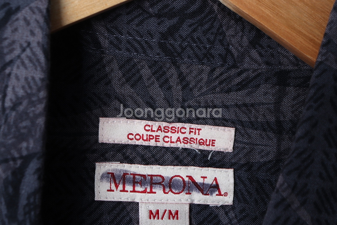 (M-XL) 브랜드빈티지 반팔셔츠 남방 차콜 하와이안--5