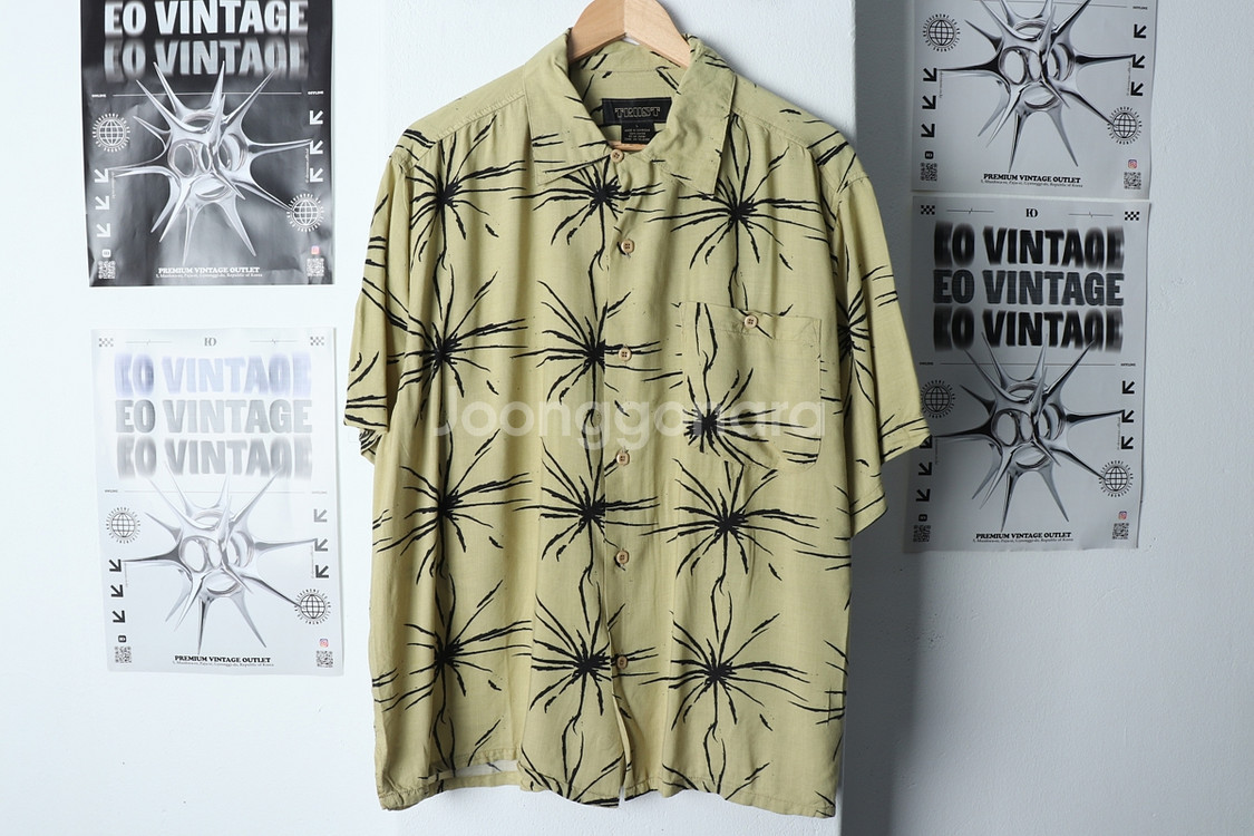(L-2XL) 브랜드빈티지 반팔셔츠 남방 하와이안--3