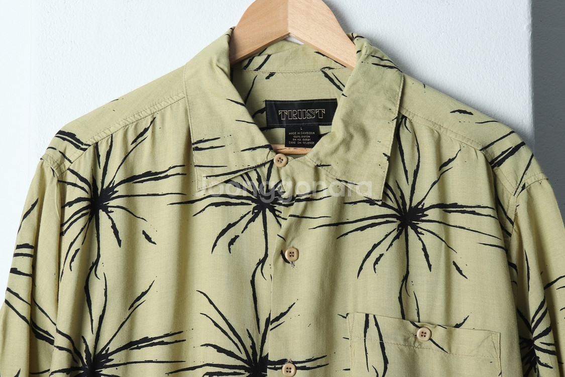 (L-2XL) 브랜드빈티지 반팔셔츠 남방 하와이안--5