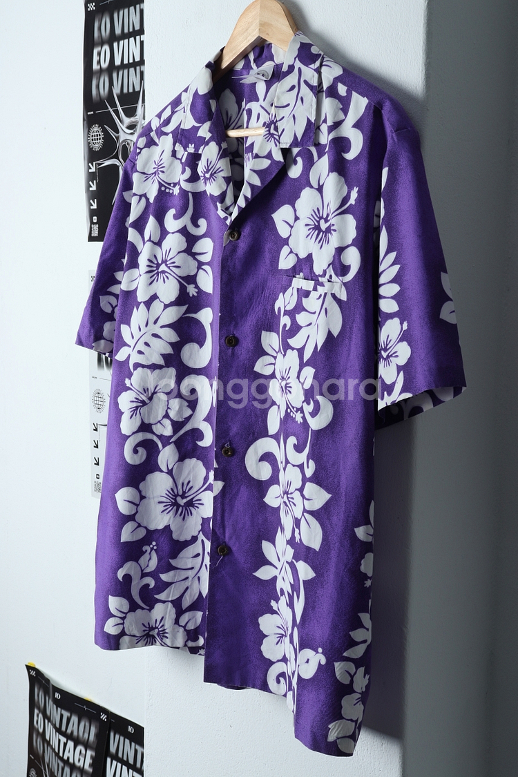 (L-2XL) 브랜드빈티지 반팔셔츠 남방 하와이안--1