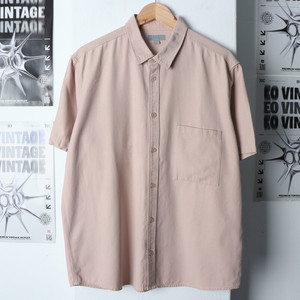(L-XL) 코스 반팔셔츠 남방 포켓 핑크 한정판