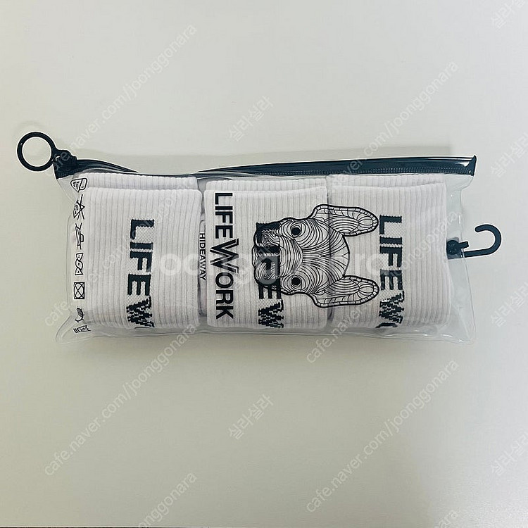 라이프워크 공용 3PACK 코마사 로고 크루삭--0