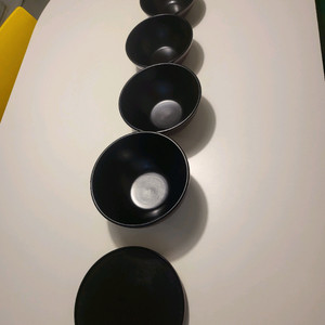 옺칠 발우그릇 4합