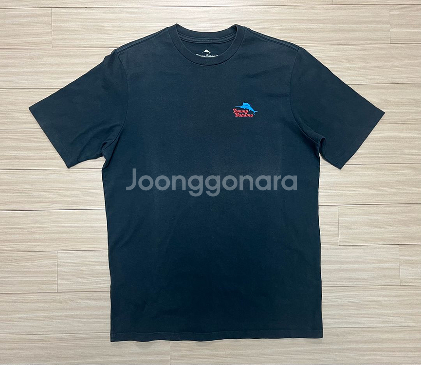 [S] 타미바하마 릴렉스핏 반팔 티셔츠 차콜--1