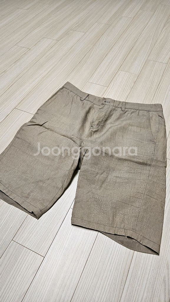 인터메조 린넨 100% 반바지--0