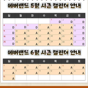 에버랜드 종일권