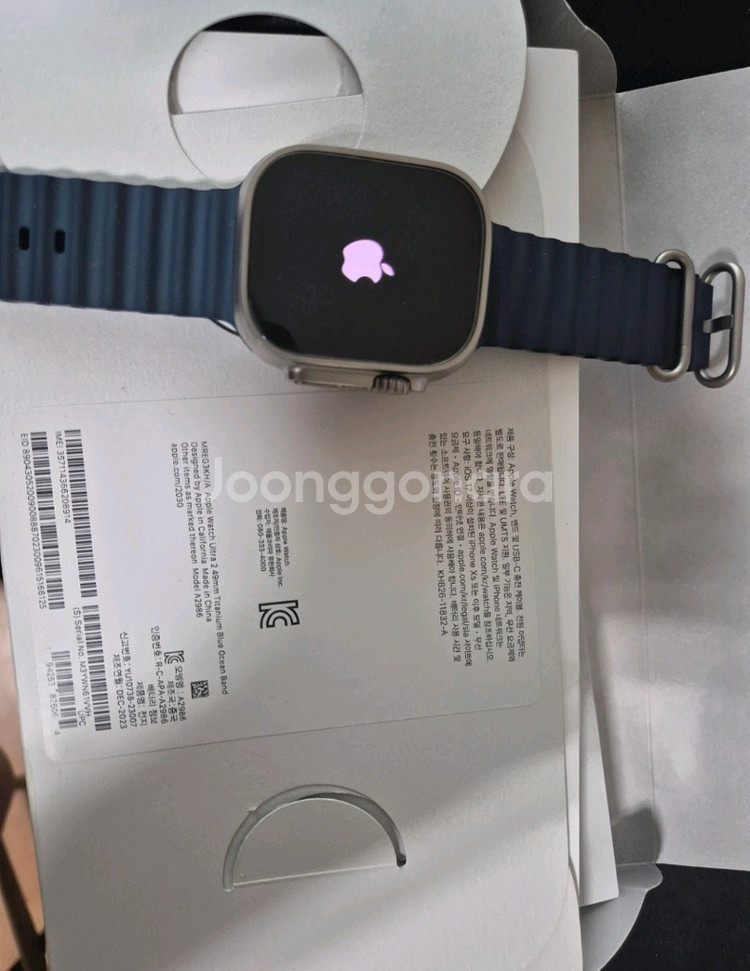 애플워치 울트라2 블루오션밴드 49mm--0