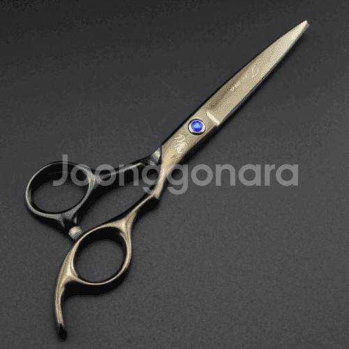 새 블랙 1세트 전문가용 6인치 미용 가위 헤어 고급--4