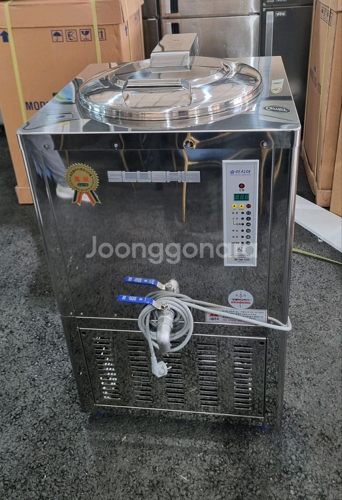 세원 사각120리터 슬러시아 육수냉각기 특A급 새상--0