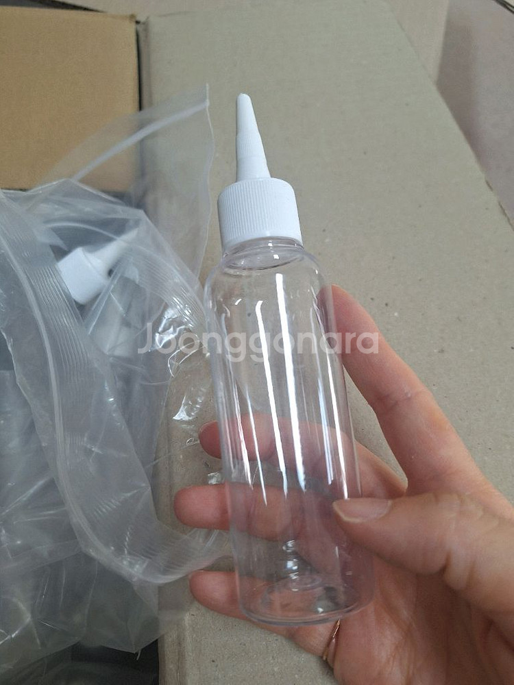 투명 소분용기 100ml 50여개 일괄판매합니다.--0