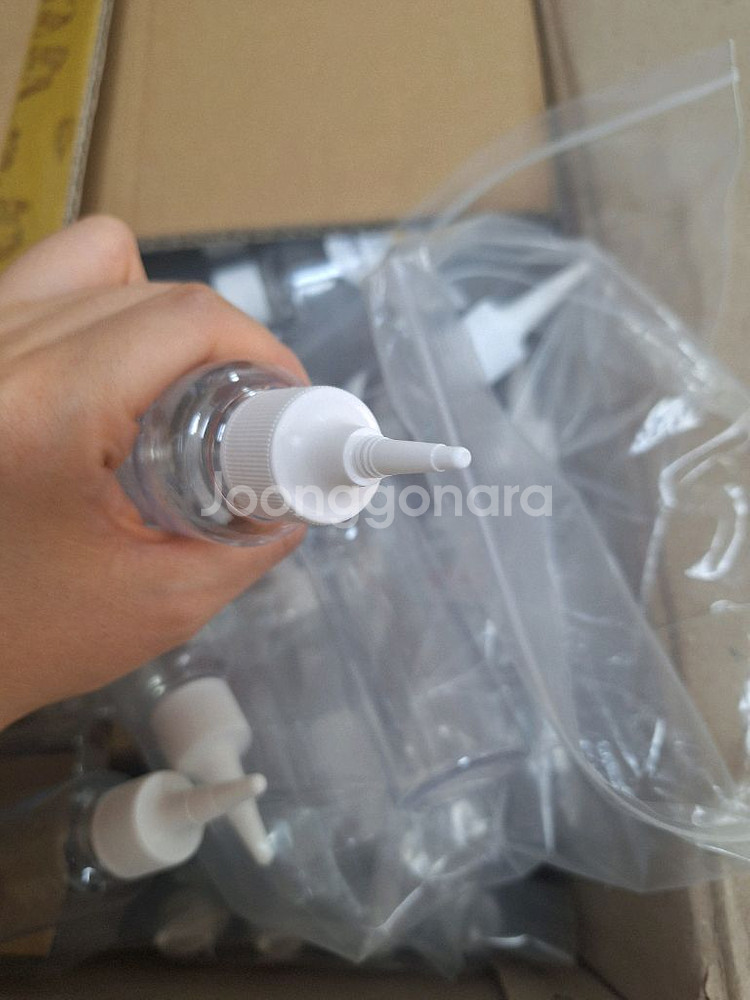 투명 소분용기 100ml 50여개 일괄판매합니다.--2