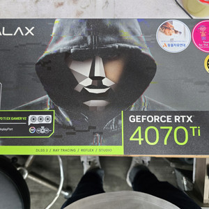 "박스미개봉"갤럭시 RTX4070TI 12G
