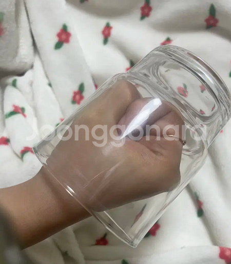 짱구 유리 텀블러--3
