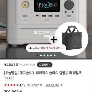 에코플로우 파워뱅크 팝니다
