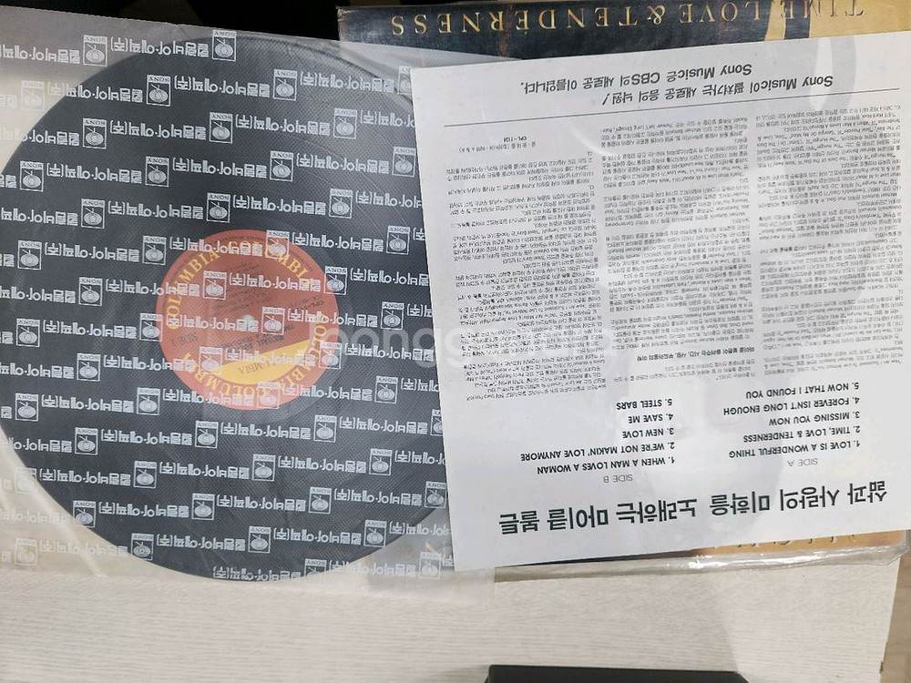 마이클 볼튼 LP 음반 Time Love--2