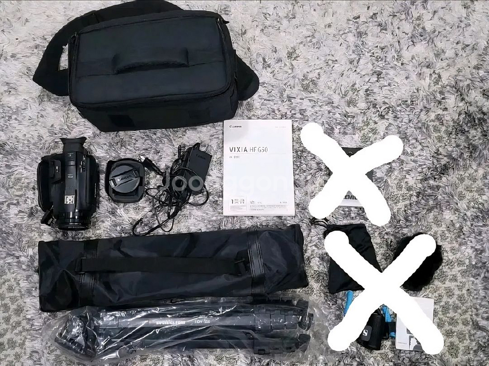 캐논 캠코더 HF G50+주닉스 삼각대--0
