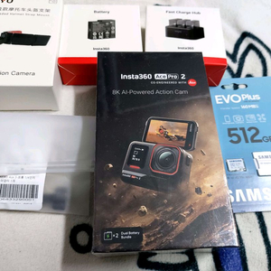 insta360 ace pro2 배터리3개 + 충전도크