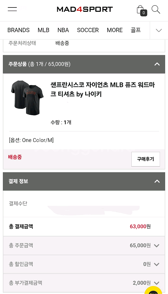 나이키 샌프란시스코 티셔츠 M--3