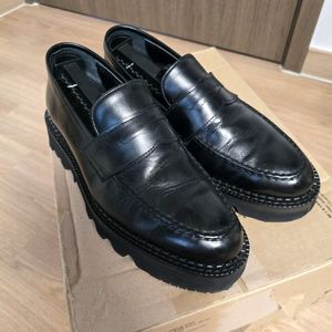 커스텀 에이드 수제화 로퍼 블랙