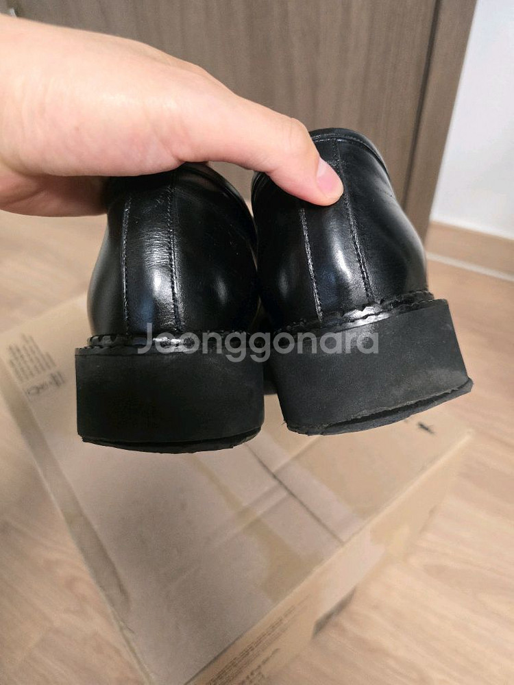 커스텀 에이드 수제화 로퍼 블랙--1