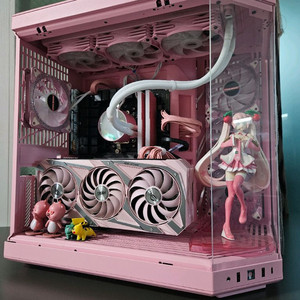7800x3d rtx3080 y70 핑크 커스텀 본체