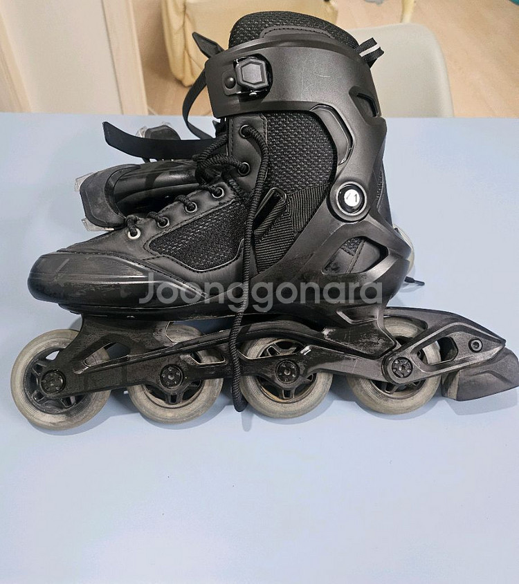 데카트론 오셀로 인라인스케이트260mm+보호장비세트--2