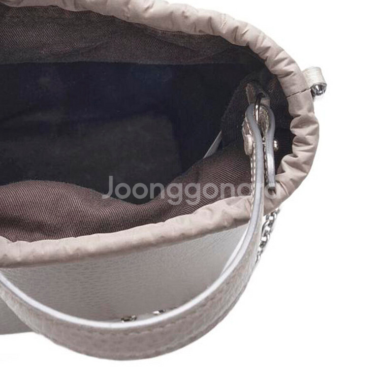 메종 마르지엘라 그레이 5AC 체인 스몰 버킷백--3
