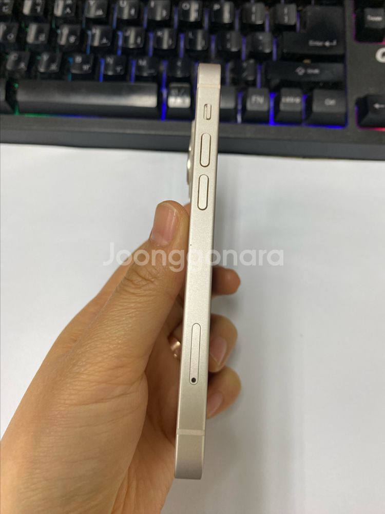 아이폰13미니 화이트 AA급 128GB 무잔상--4
