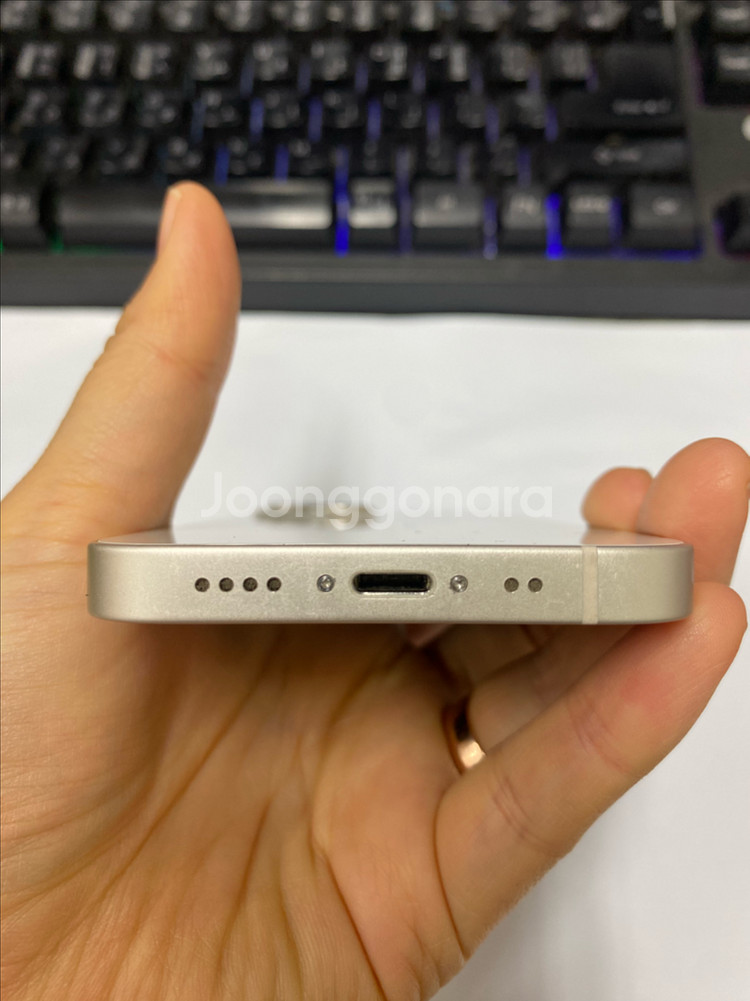 아이폰13미니 화이트 AA급 128GB 무잔상--6
