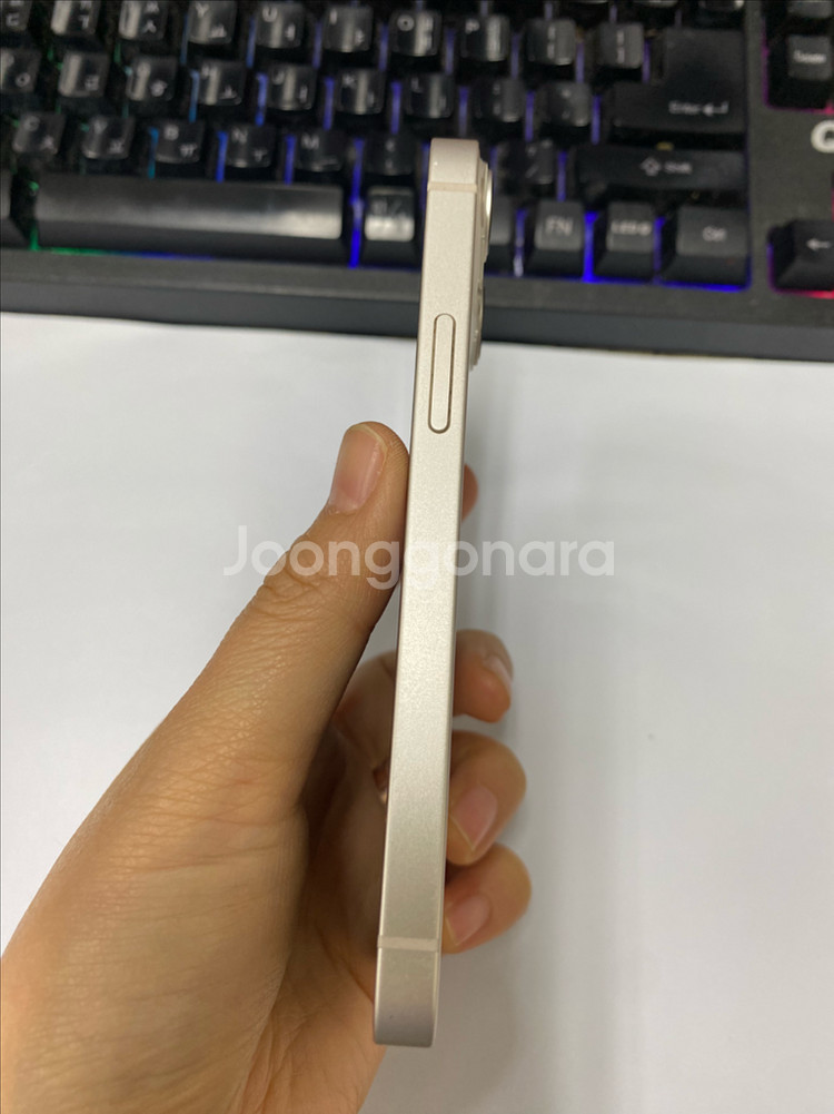 아이폰13미니 화이트 AA급 128GB 무잔상--5