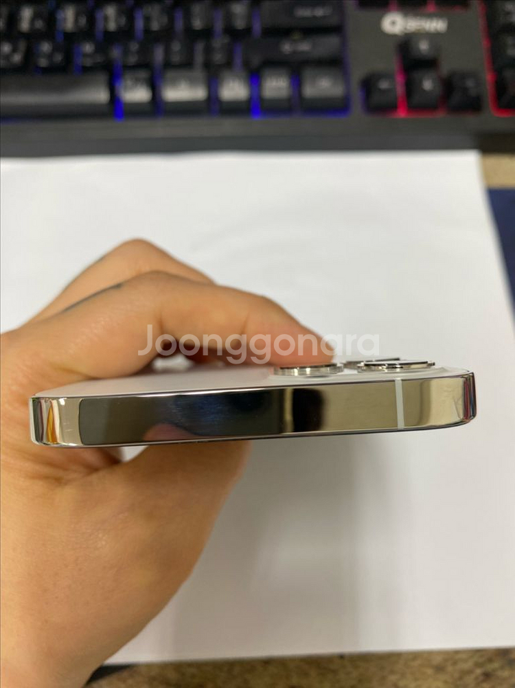 아이폰12프로 화이트 SSS급 512GB 배터리100%--6