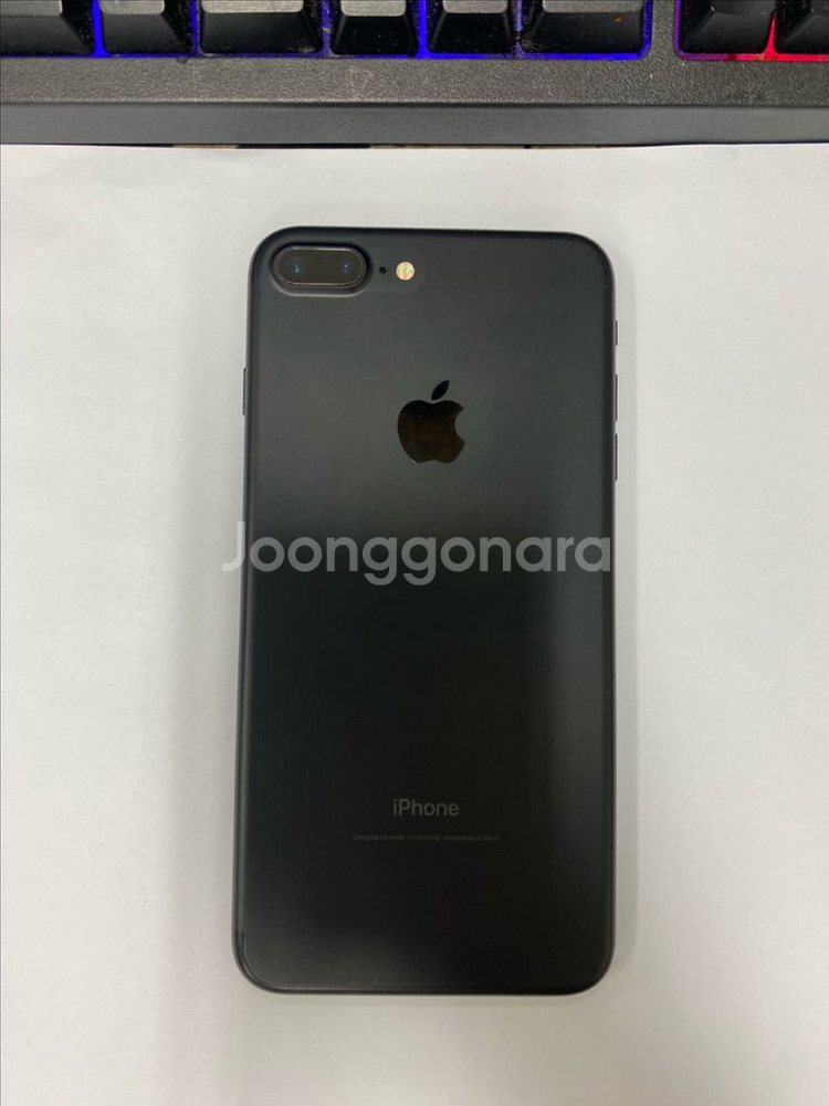 아이폰7플러스 매트블랙 A급 128GB 무잔상--0