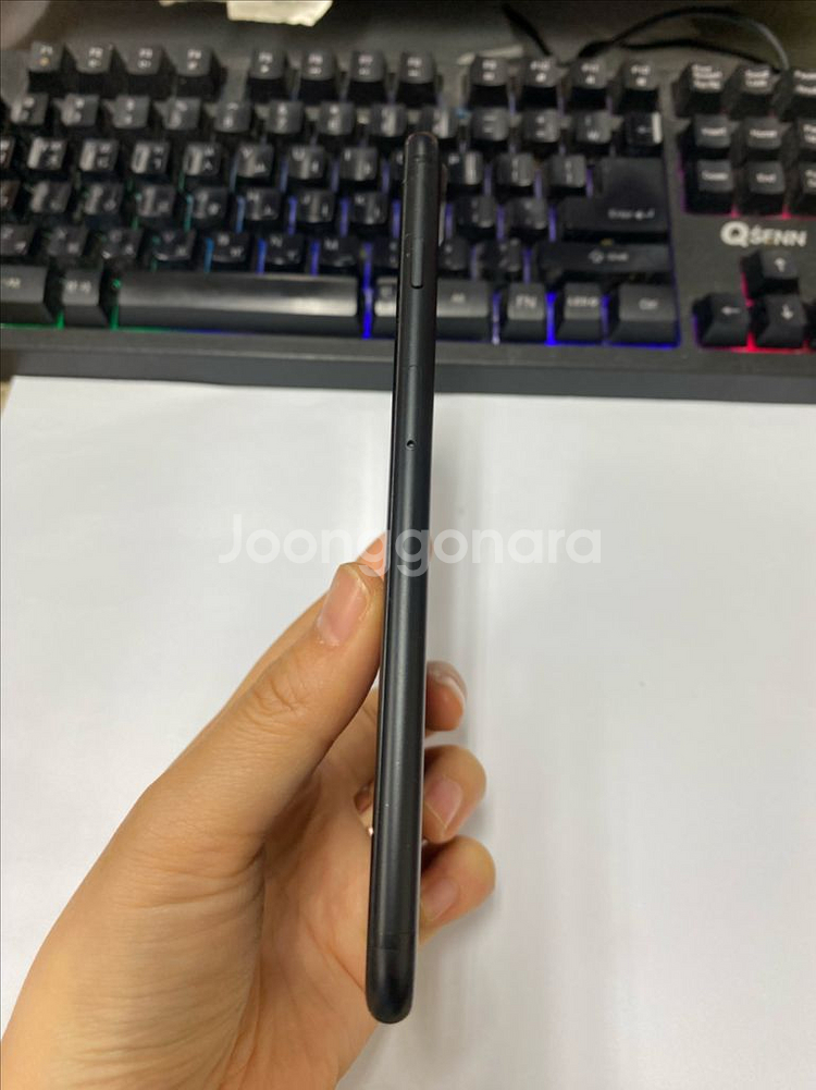 아이폰7플러스 매트블랙 A급 128GB 무잔상--5