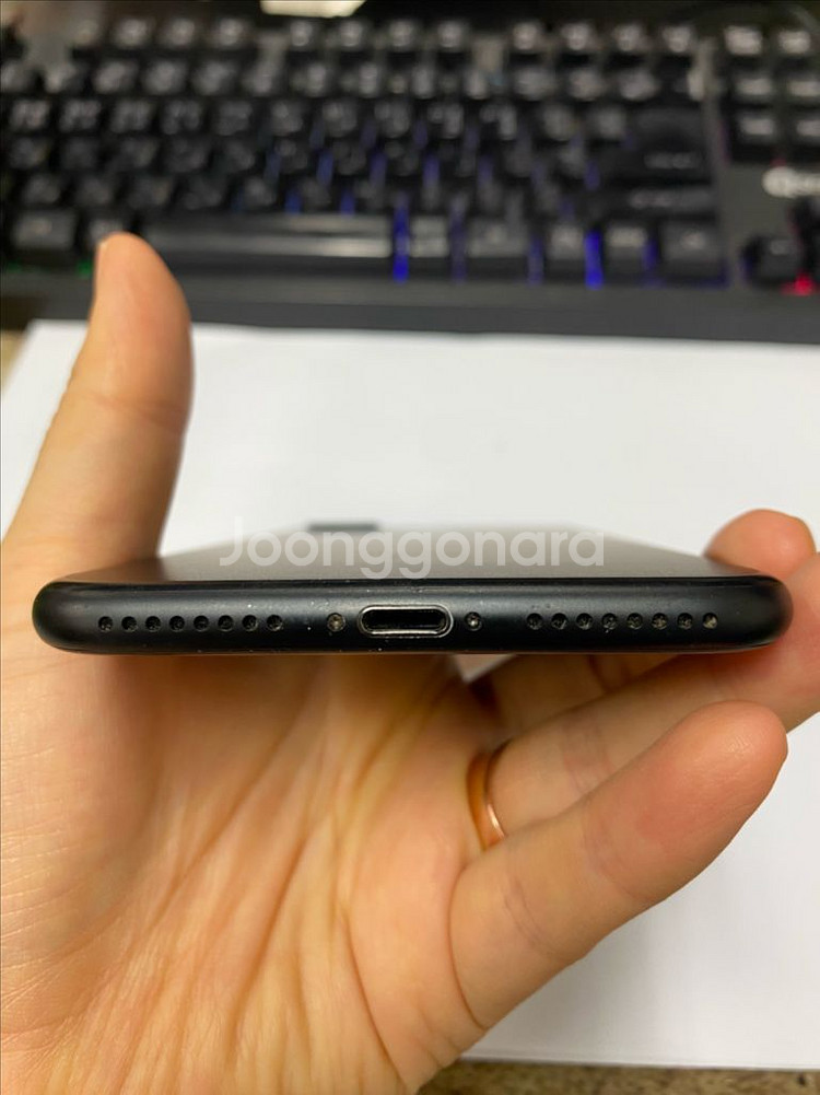 아이폰7플러스 매트블랙 A급 128GB 무잔상--6